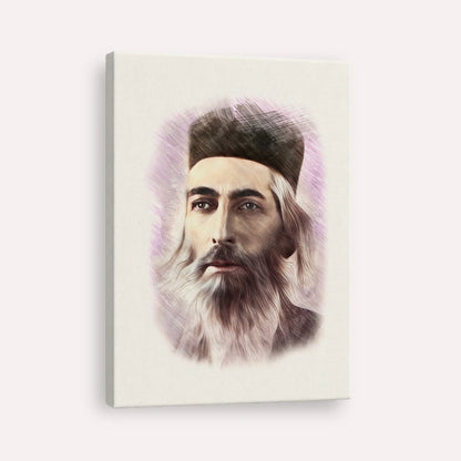 Rabbi Yaakov Yosef Herman – Canvas Vertical | Jewish Wall Art, Gedolim Pictures
