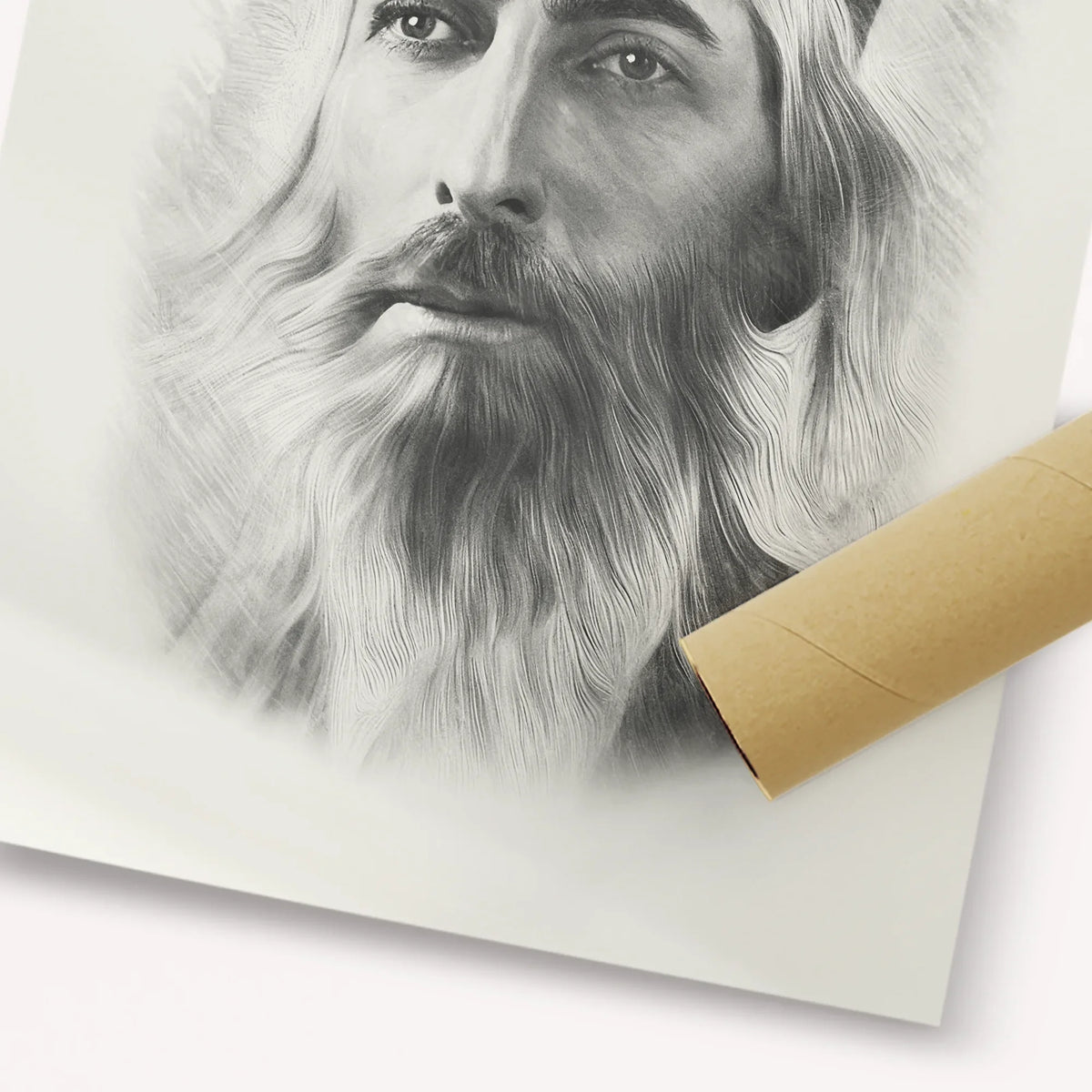 Rabbi Yaakov Yosef Herman – Black & White – Fine Art Print | Jewish Wall Art, Gedolim Pictures