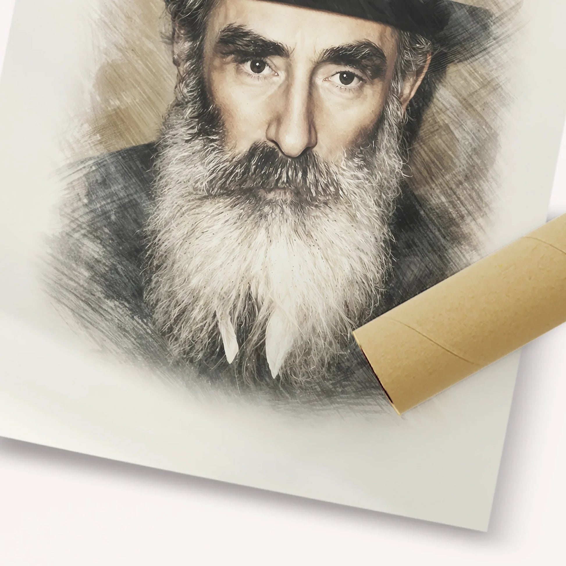Rabbi Yechezkel Levenstein – Fine Art Print | Jewish Wall Art, Gedolim Pictures