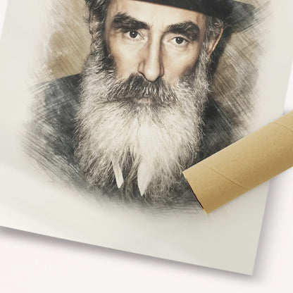 Rabbi Yechezkel Levenstein – Fine Art Print | Jewish Wall Art, Gedolim Pictures