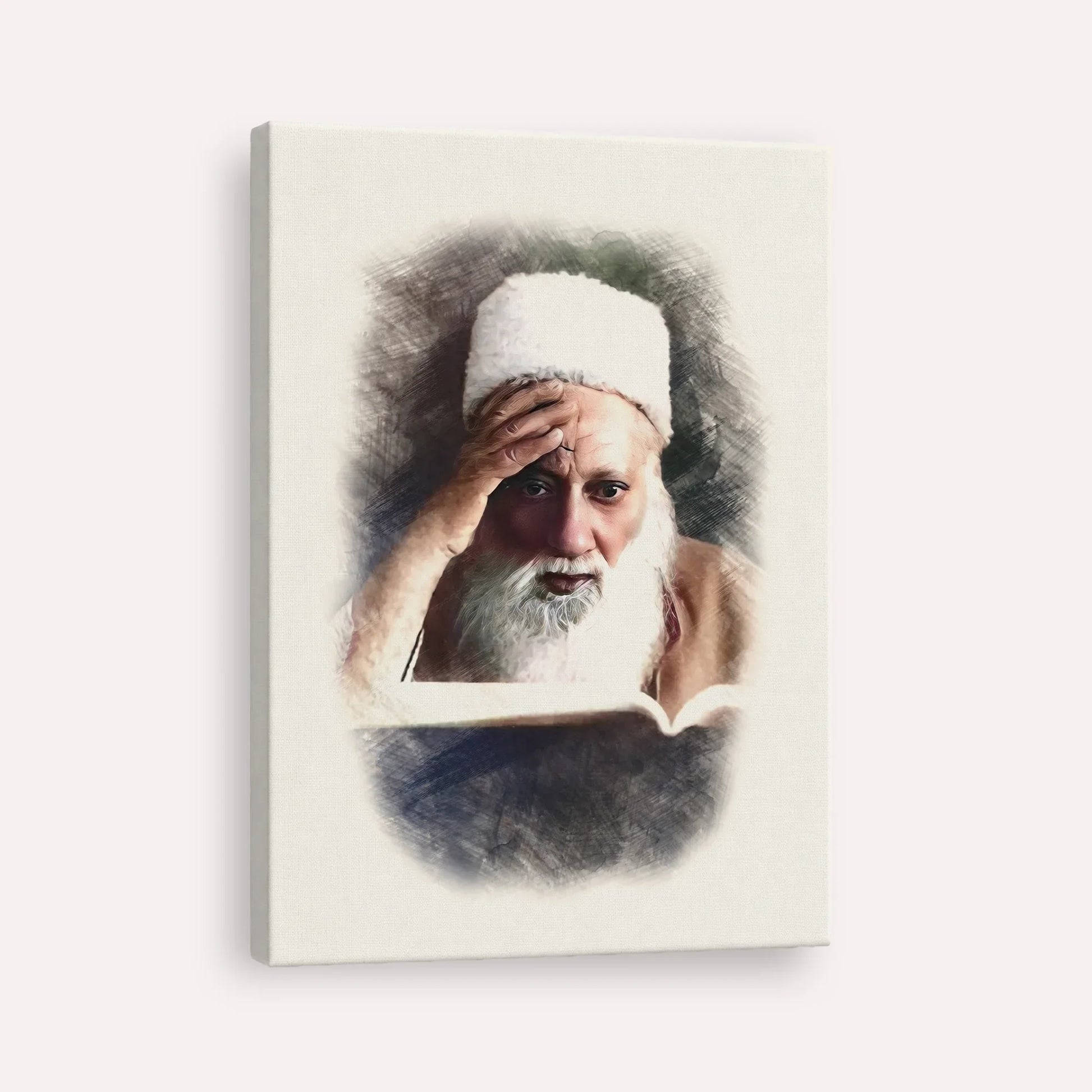 Rabbi Yehuda Fatiyah – Canvas Vertical | Jewish Wall Art, Gedolim Pictures