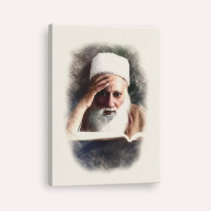 Rabbi Yehuda Fatiyah – Canvas Vertical | Jewish Wall Art, Gedolim Pictures