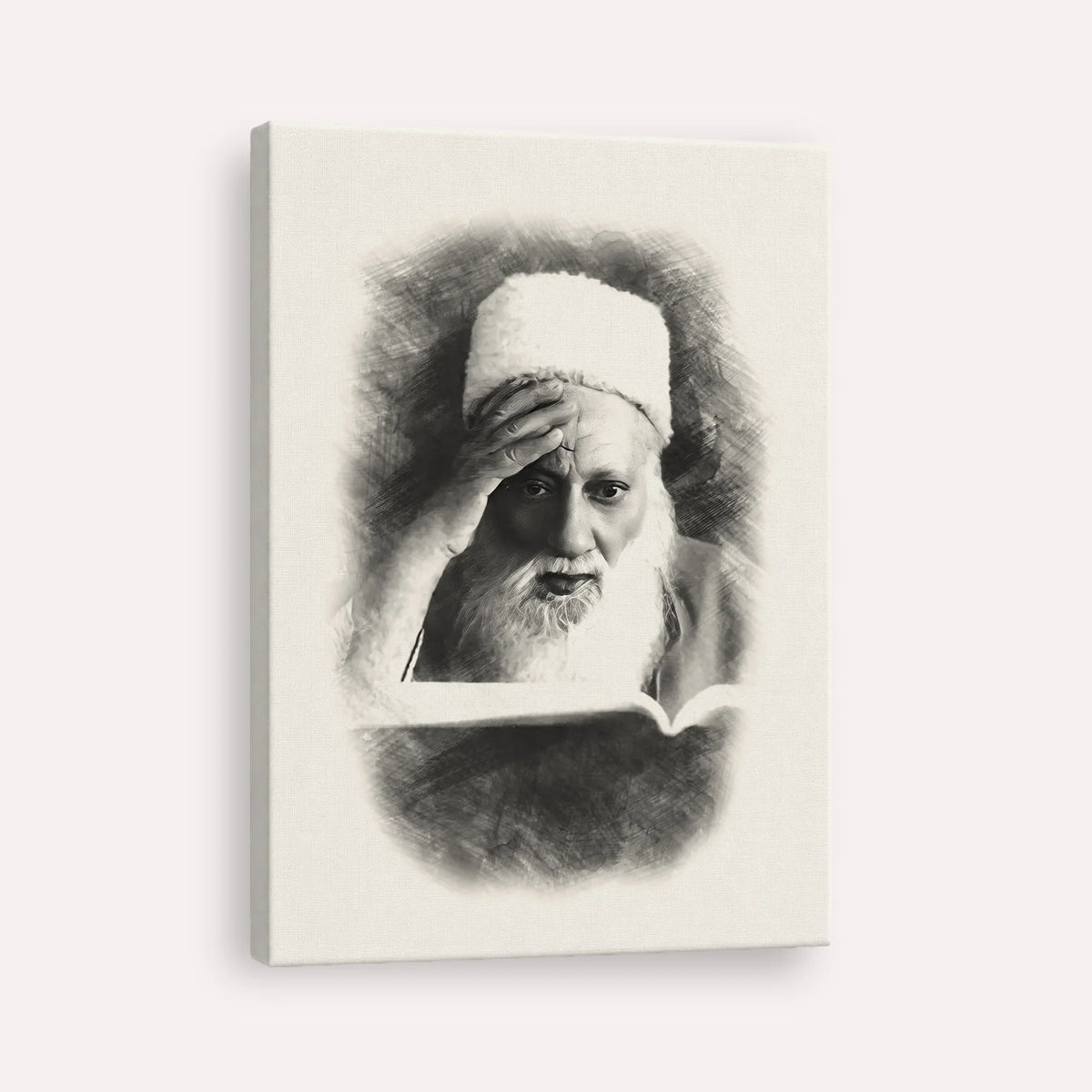 Rabbi Yehuda Fatiyah – Canvas Vertical | Jewish Wall Art, Gedolim Pictures