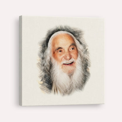 Rabbi Yisroel Dov Ber Odesser – Canvas Square | Jewish Wall Art, Gedolim Pictures