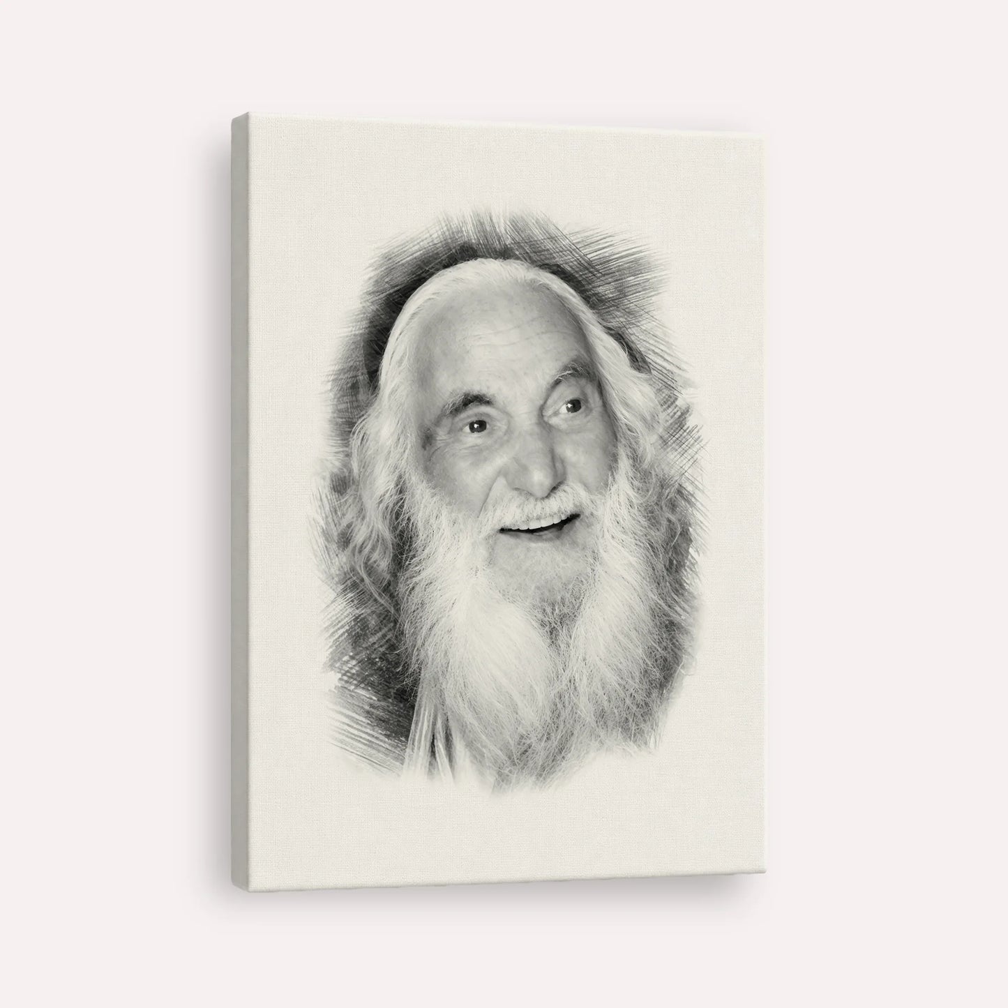 Rabbi Yisroel Dov Ber Odesser – Black & White – Canvas Vertical | Jewish Wall Art, Gedolim Pictures