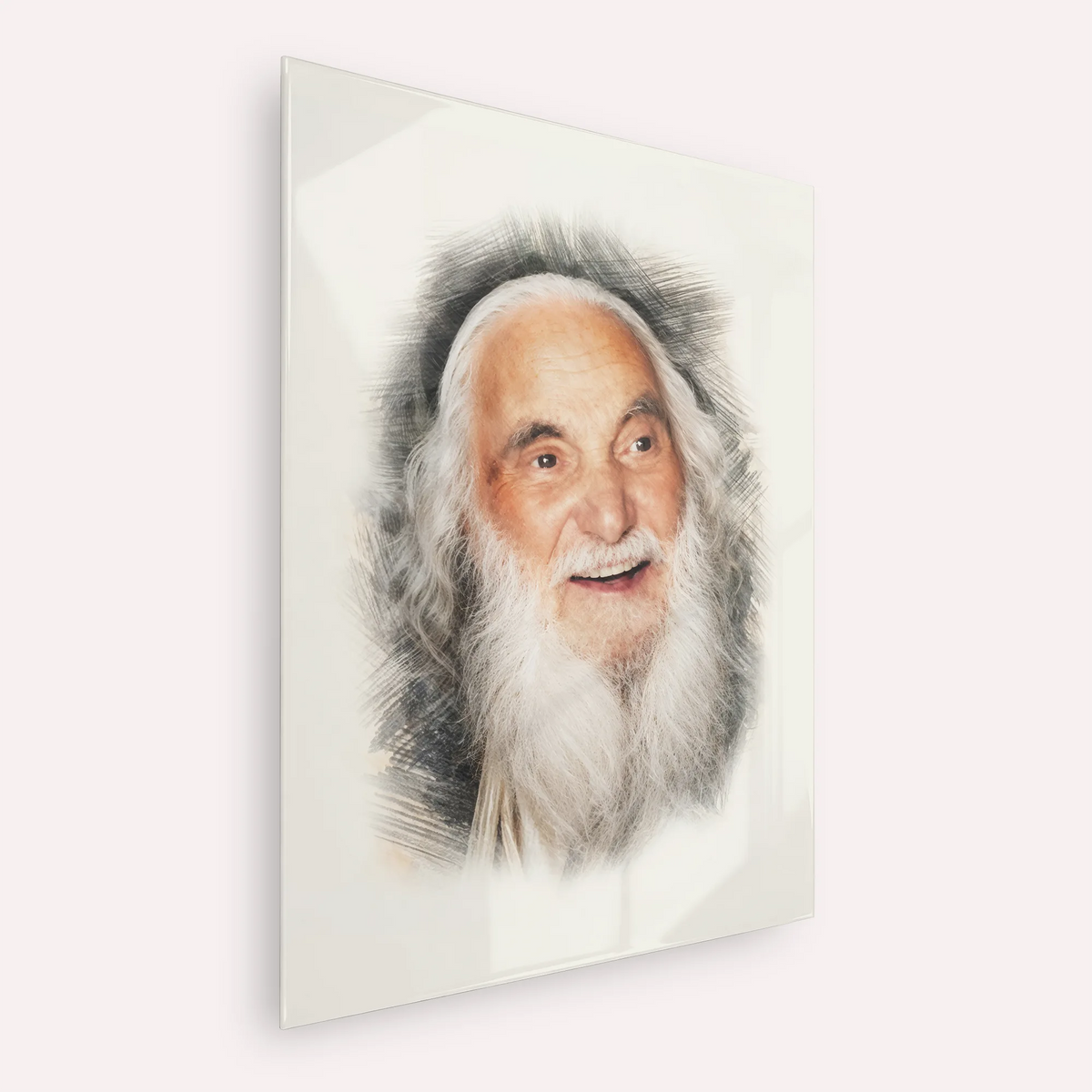 Rabbi Yisroel Dov Ber Odesser – Acrylic Glass Vertical | Jewish Wall Art, Gedolim Pictures