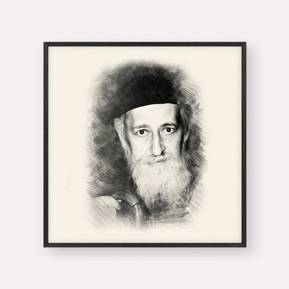 Rabbi Yitzchok Zev Soloveitchik (The Brisker Rav) – Black & White