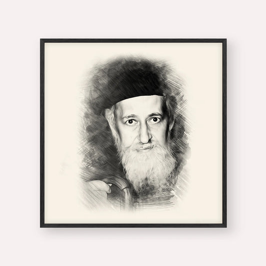 Rabbi Yitzchok Zev Soloveitchik (The Brisker Rav) – Black & White