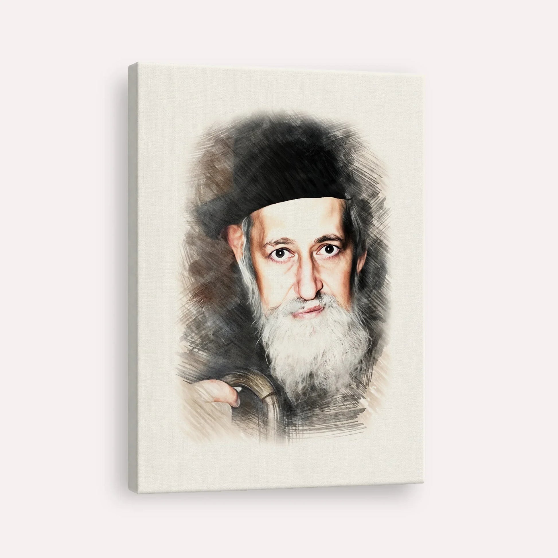 Rabbi Yitzchok Zev Soloveitchik (The Brisker Rav) – Canvas Vertical | Jewish Wall Art, Gedolim Pictures