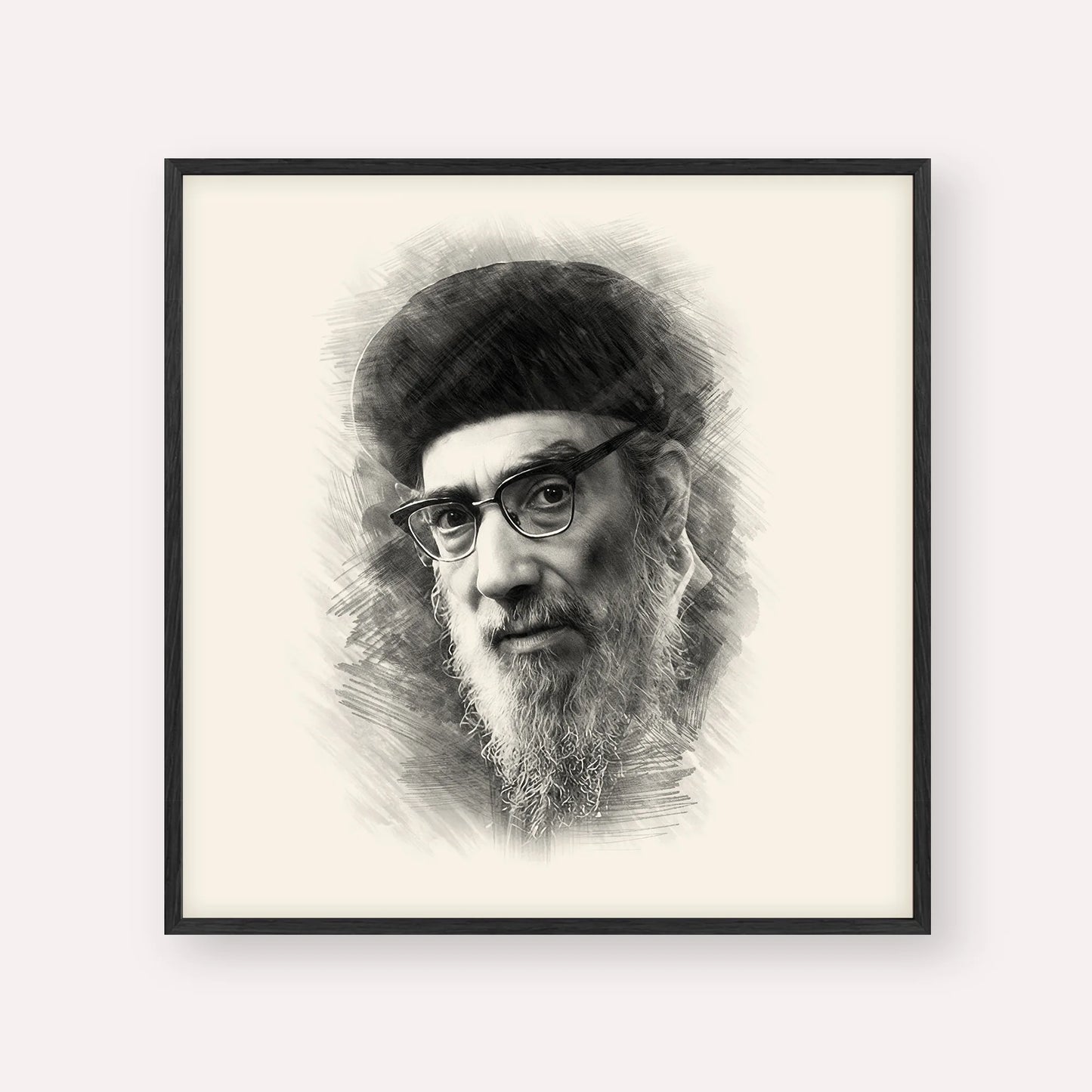Rabbi Yitzhak Abuchatzira (Baba Haki) – Black & White