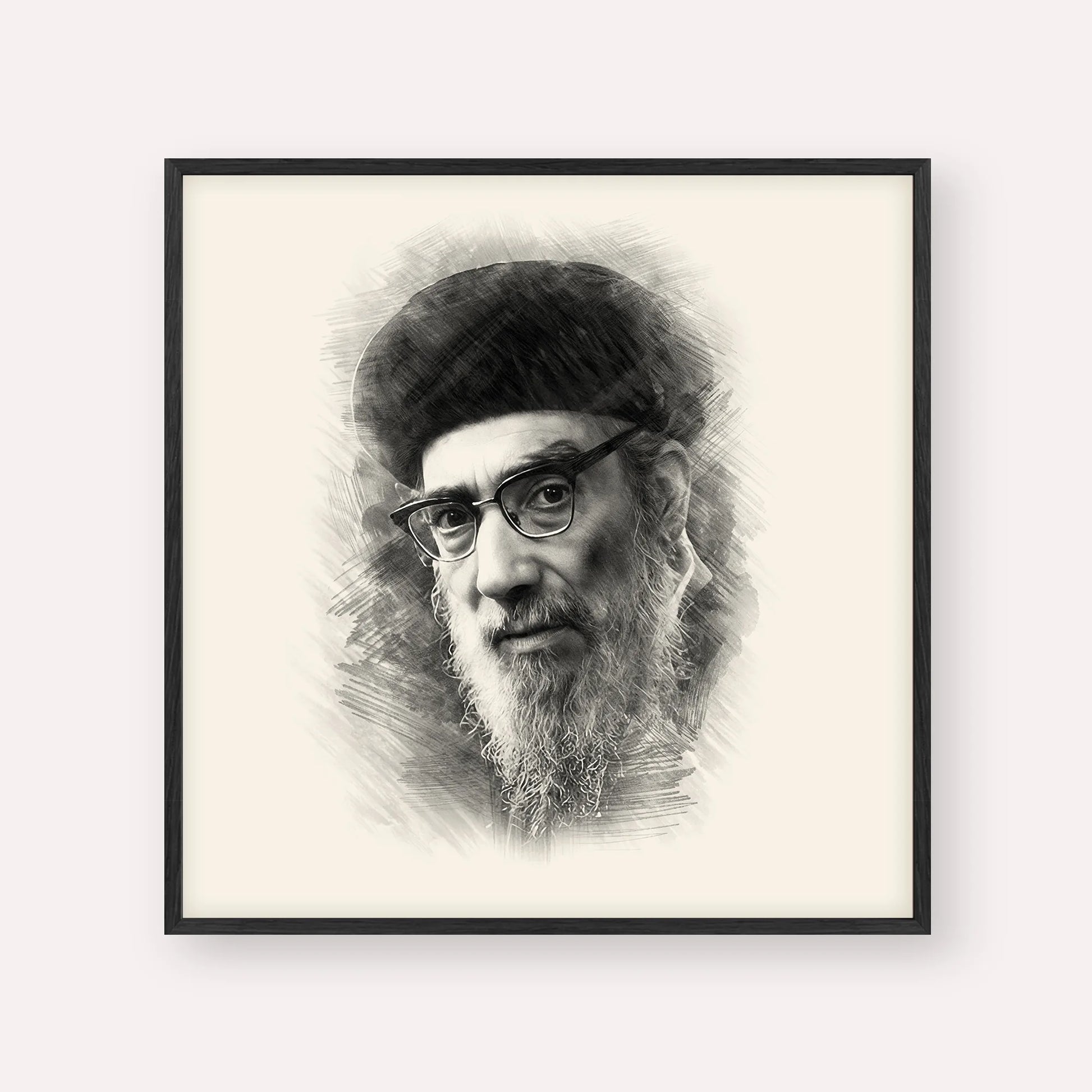 Rabbi Yitzhak Abuchatzira (Baba Haki) – Black & White