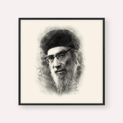 Rabbi Yitzhak Abuchatzira (Baba Haki) – Black & White