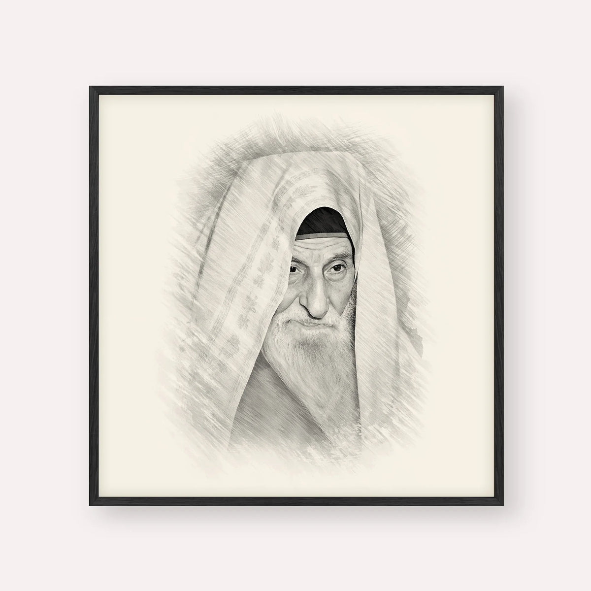 Rabbi Yitzhak Kaduri – Black & White