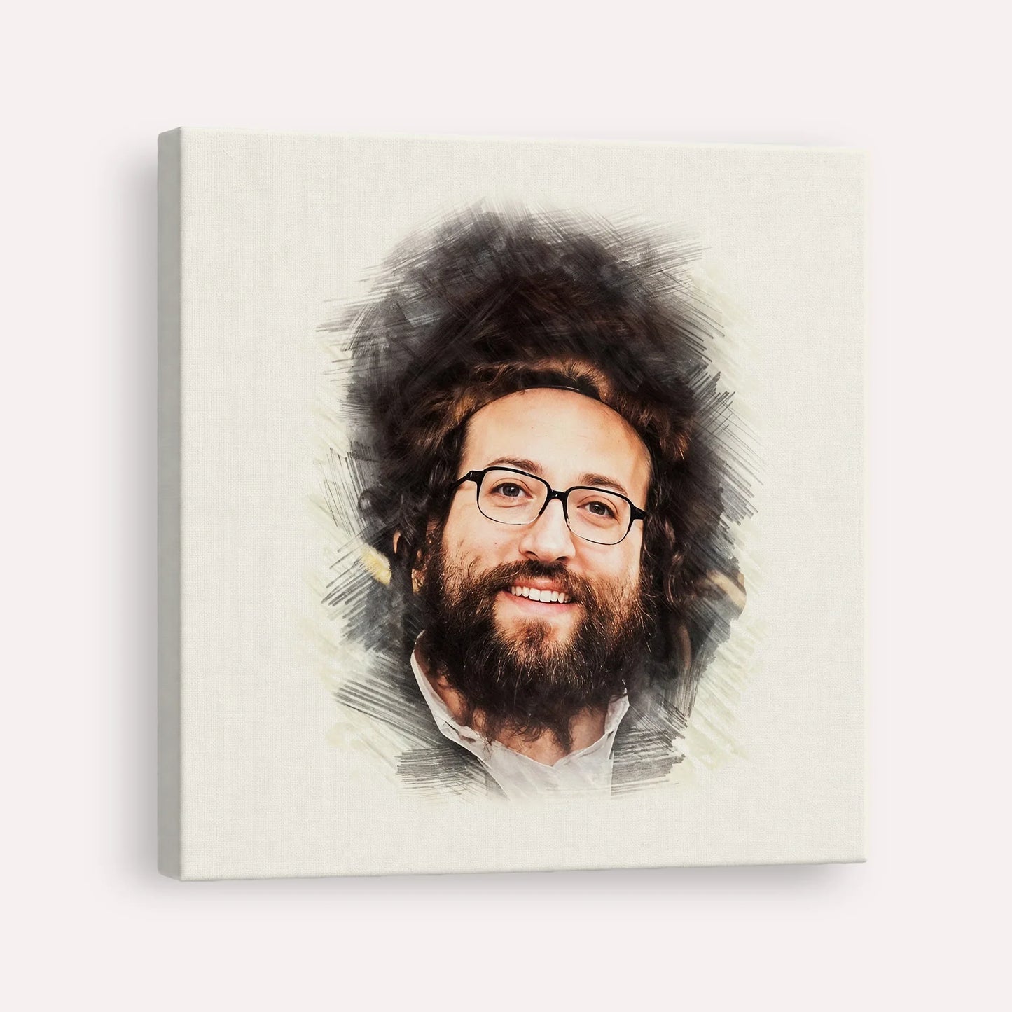 Rabbi Yoel Roth – Canvas Square | Jewish Wall Art, Gedolim Pictures
