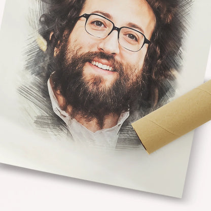 Rabbi Yoel Roth – Fine Art Print | Jewish Wall Art, Gedolim Pictures