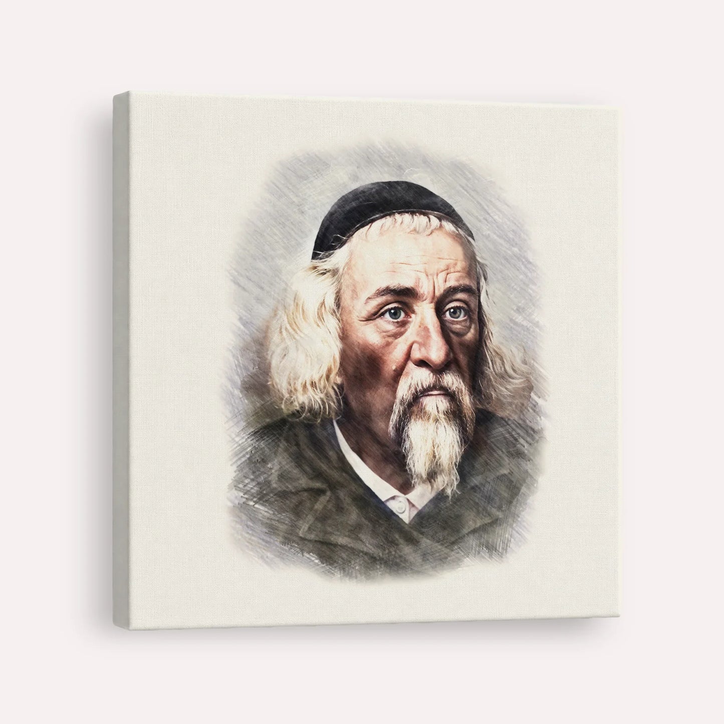 Rabbi Yosef Dov Soloveitchik - Beis Halevi – Canvas Square | Jewish Wall Art, Gedolim Pictures