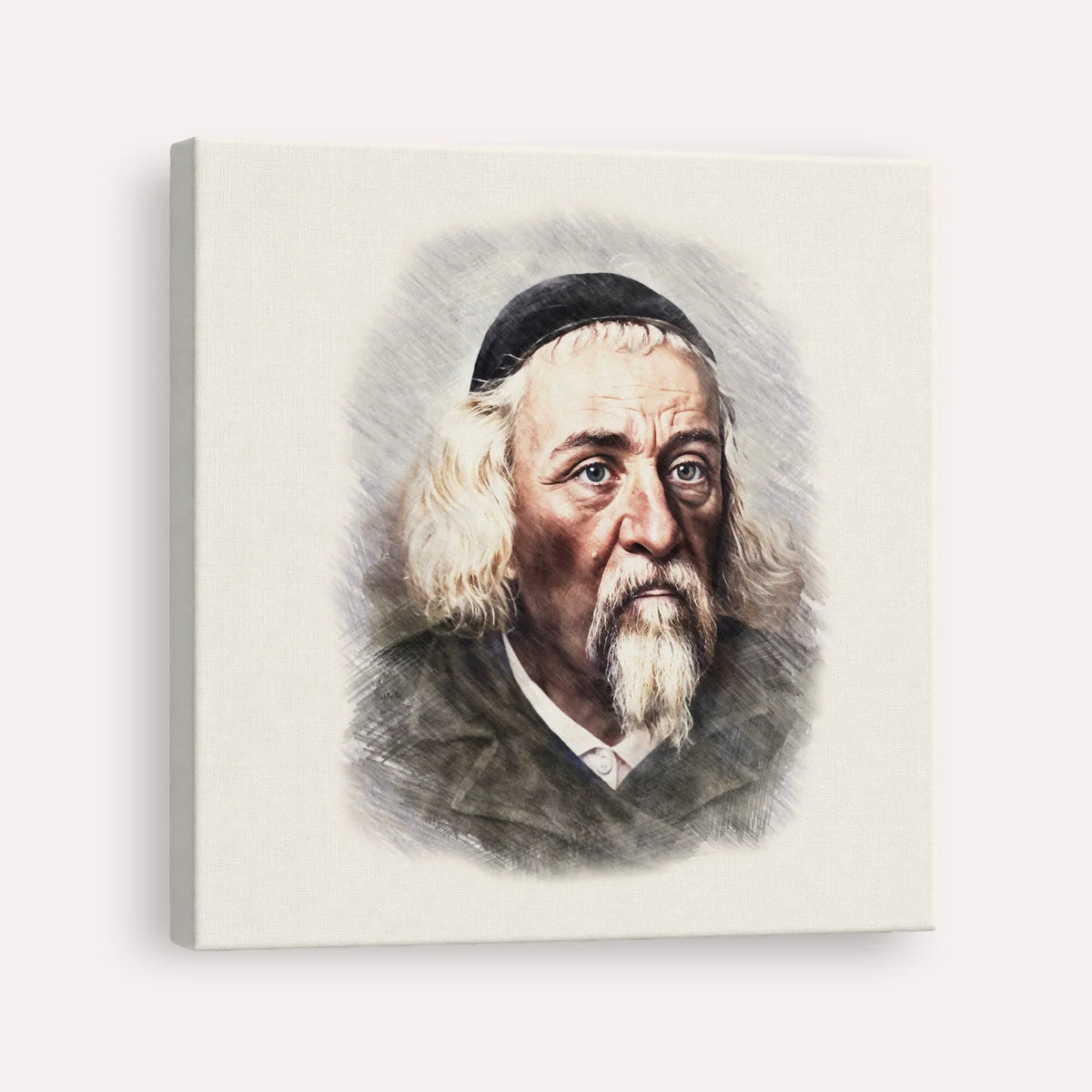 Rabbi Yosef Dov Soloveitchik - Beis Halevi – Canvas Square | Jewish Wall Art, Gedolim Pictures