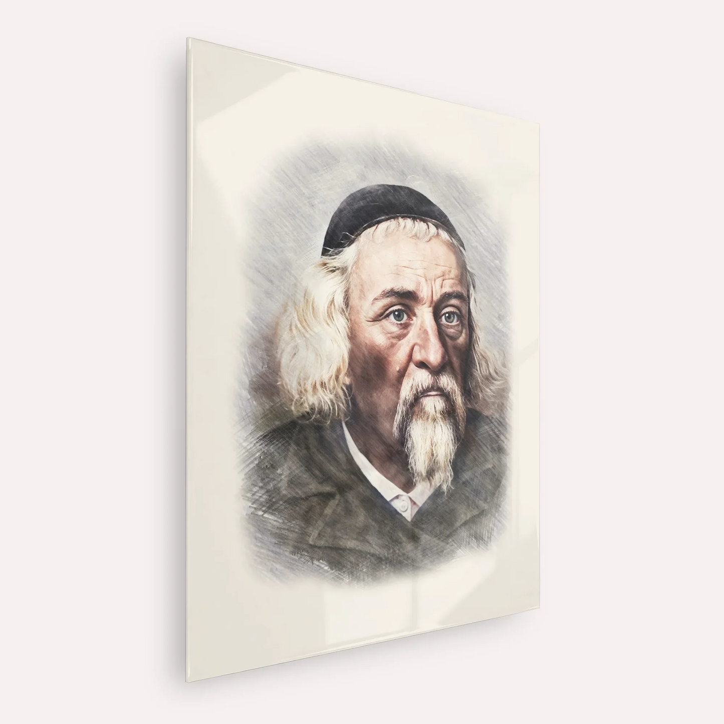Rabbi Yosef Dov Soloveitchik - Beis Halevi – Acrylic Glass Vertical | Jewish Wall Art, Gedolim Pictures