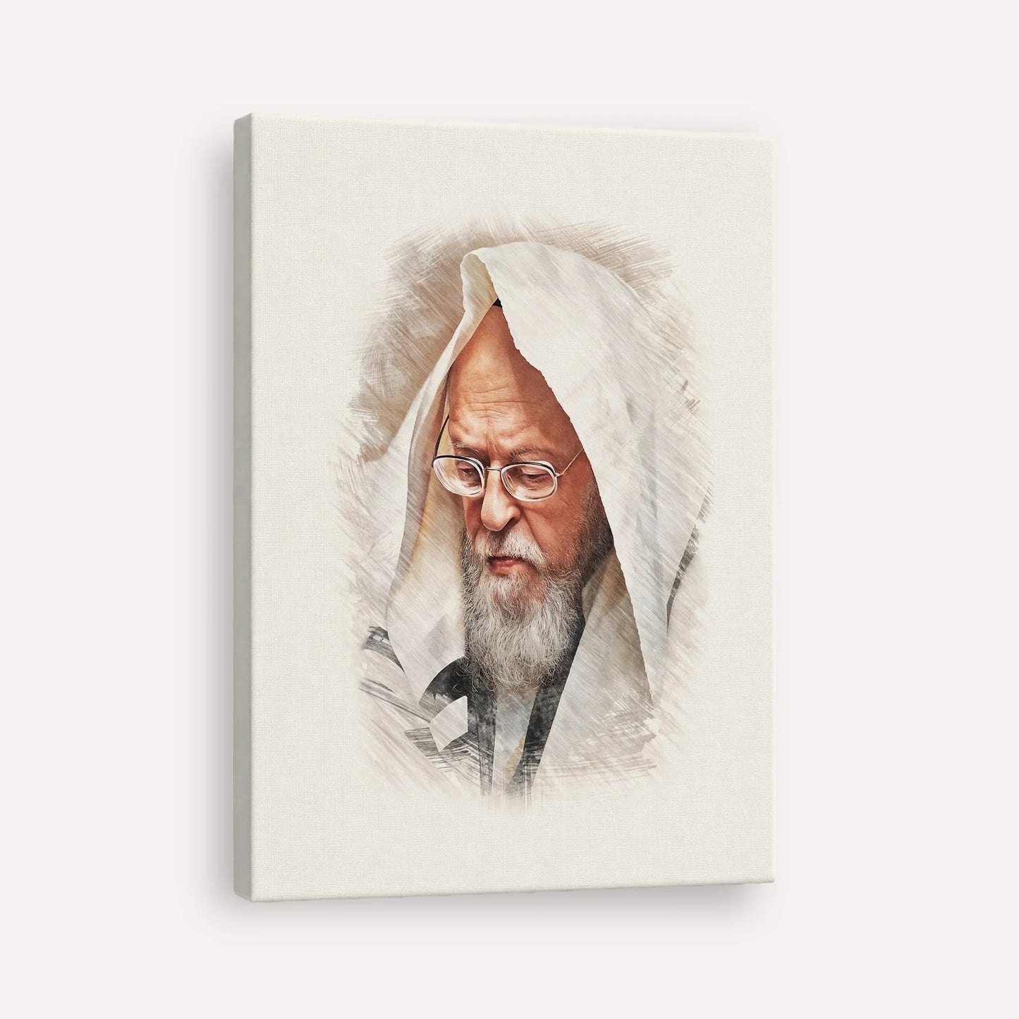 Rabbi Yosef Shalom Elyashiv – Canvas Vertical | Jewish Wall Art, Gedolim Pictures