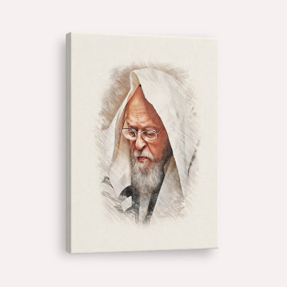 Rabbi Yosef Shalom Elyashiv – Canvas Vertical | Jewish Wall Art, Gedolim Pictures