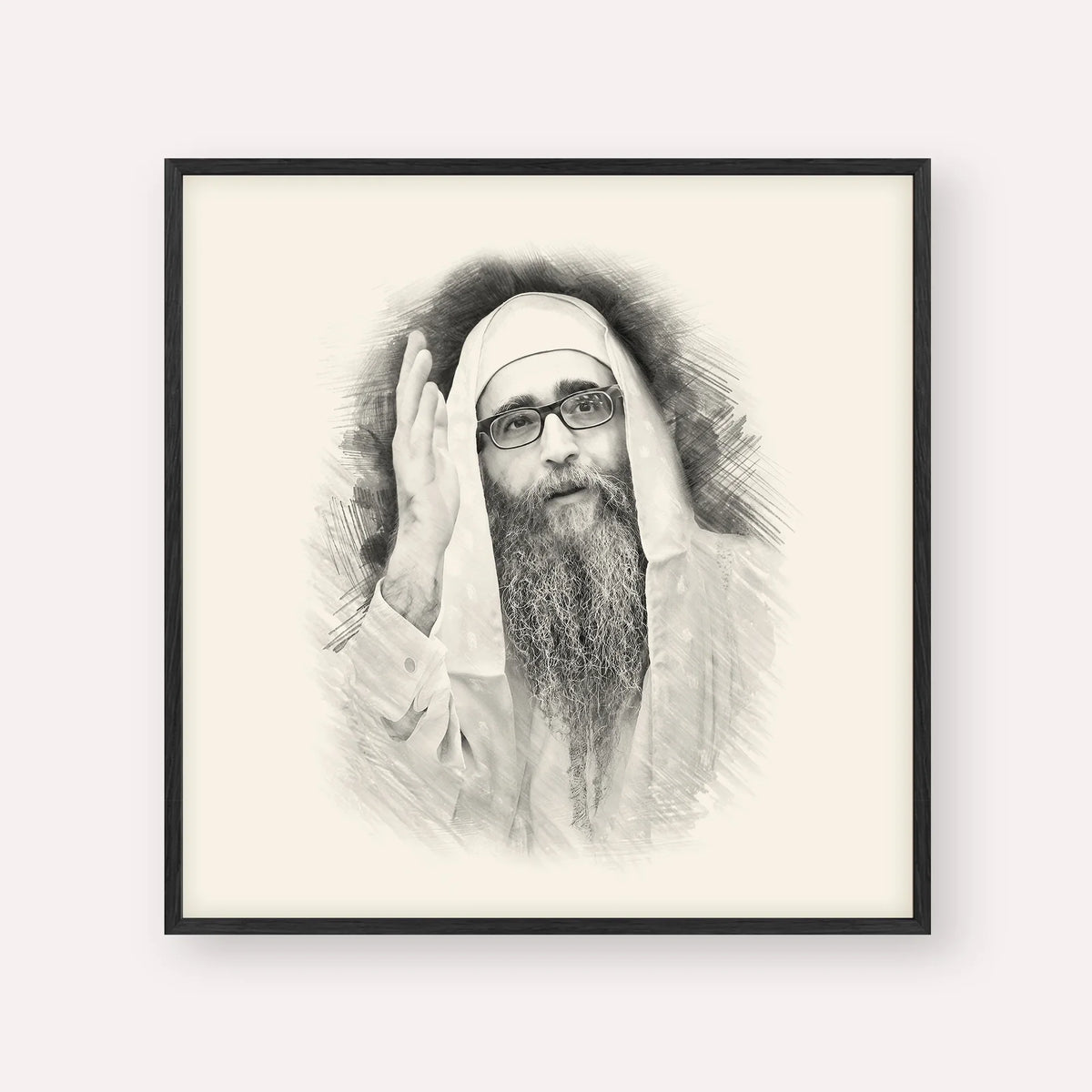 Rabbi Yoshiyahu Yosef Pinto – Black & White