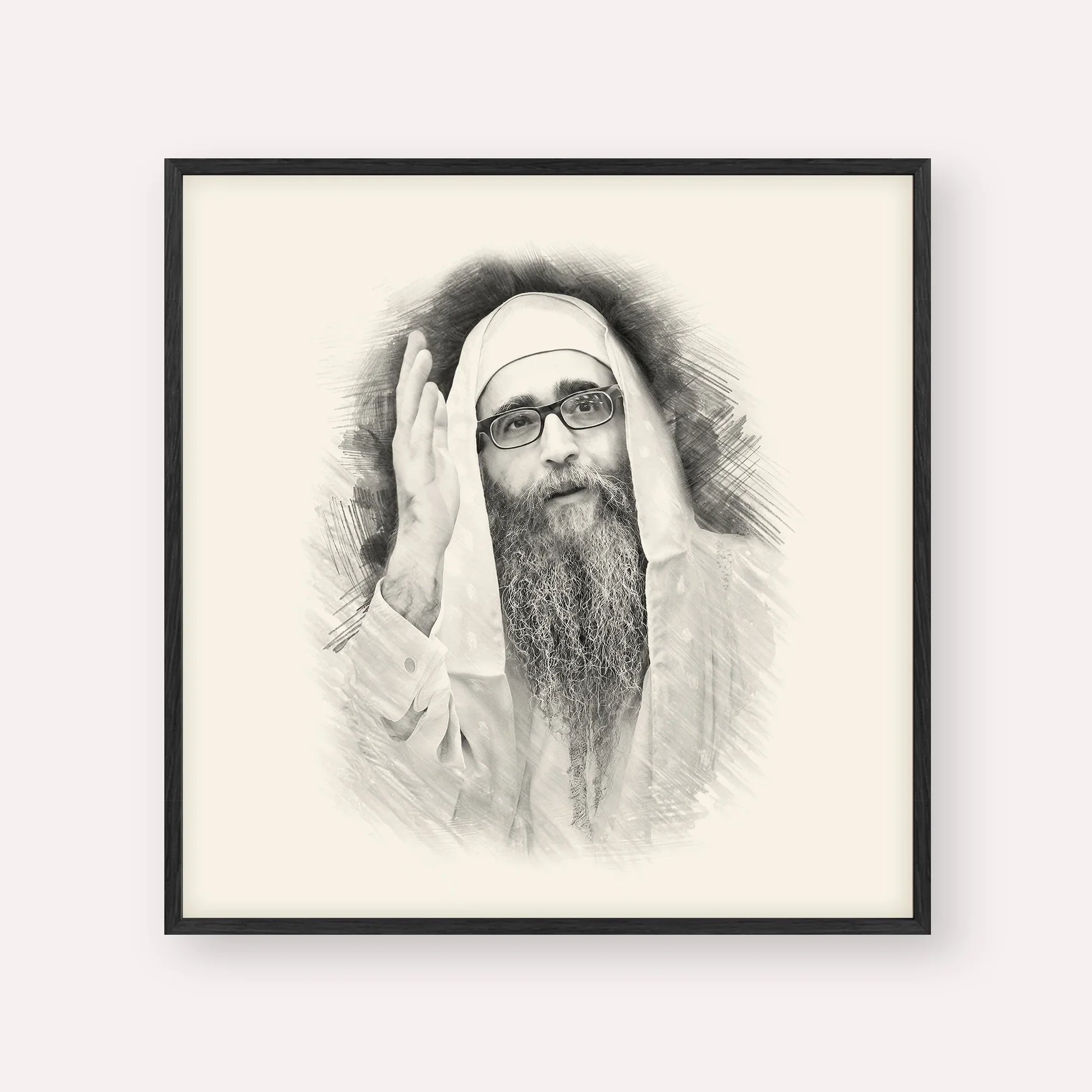 Rabbi Yoshiyahu Yosef Pinto – Black & White