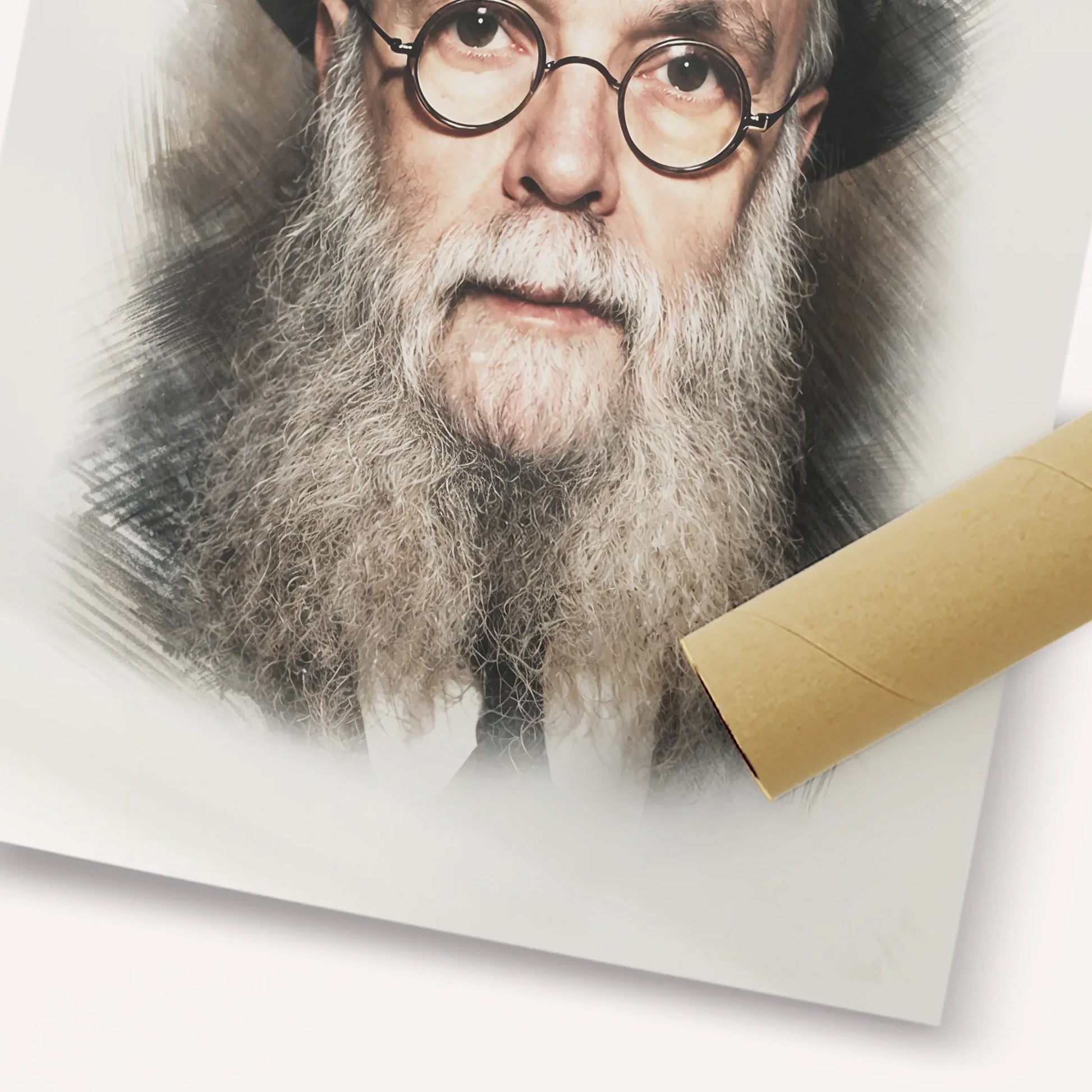 Rav Avraham Pam – Fine Art Print | Jewish Wall Art, Gedolim Pictures