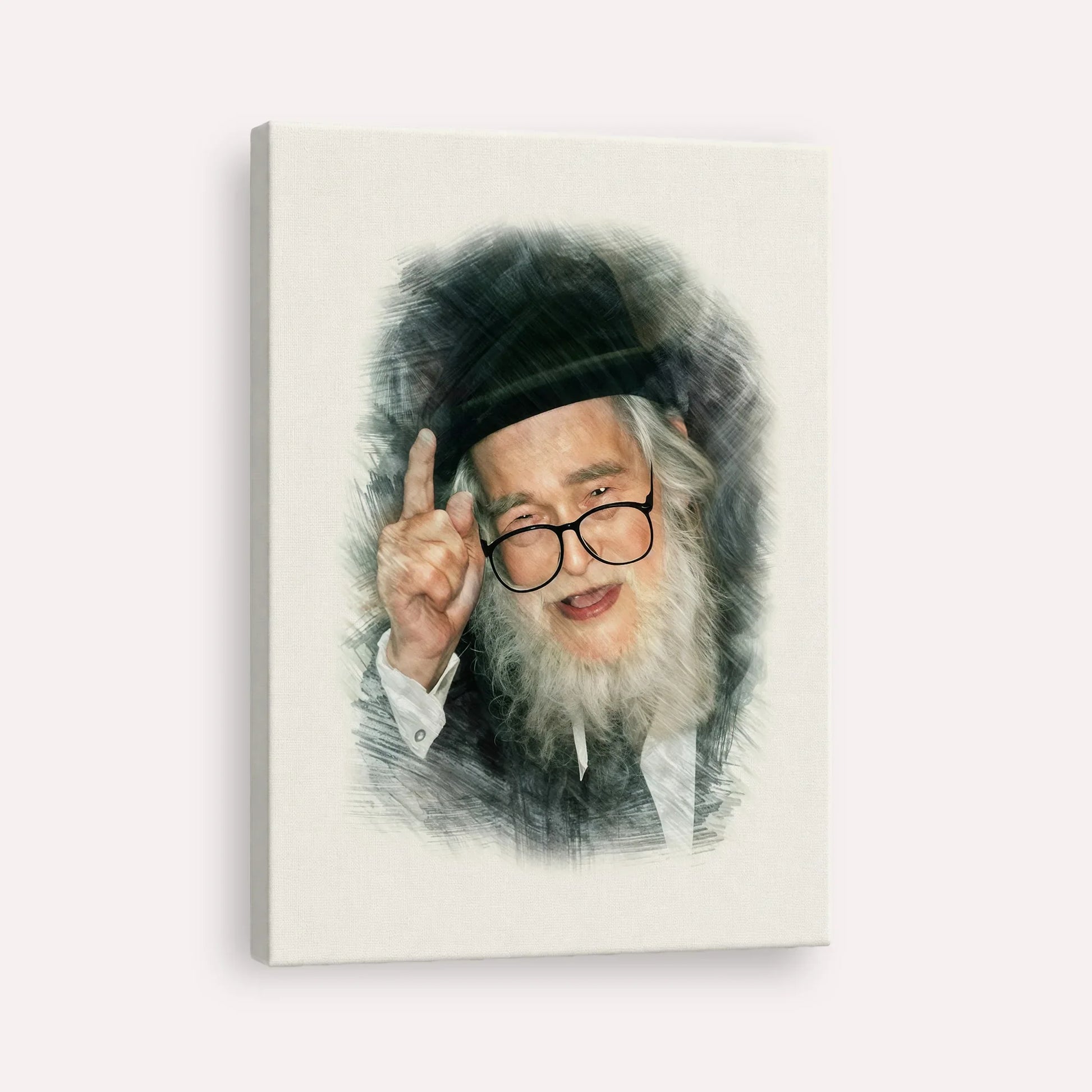 Rav Elazar Shach – Canvas Vertical | Jewish Wall Art, Gedolim Pictures