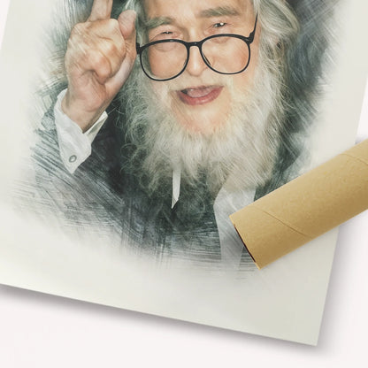 Rav Elazar Shach – Fine Art Print | Jewish Wall Art, Gedolim Pictures