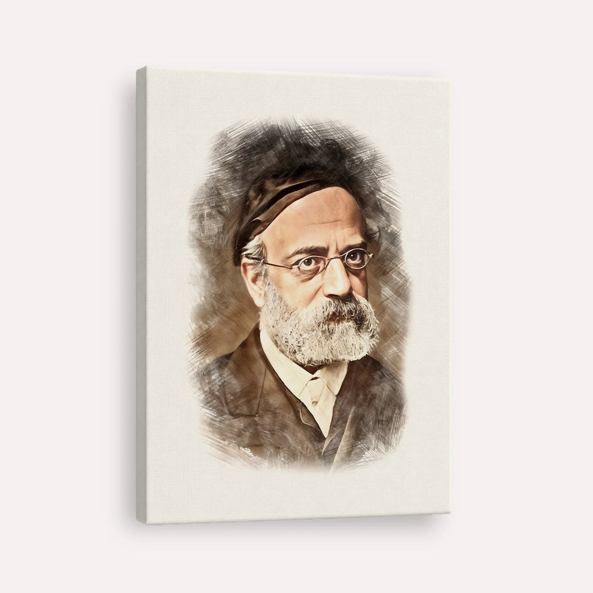 Rav Samson Raphael Hirsch – Canvas Vertical | Jewish Wall Art, Gedolim Pictures