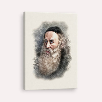 Rav Shneur Zalman (Baal HaTanya) – Canvas Vertical | Jewish Wall Art, Gedolim Pictures