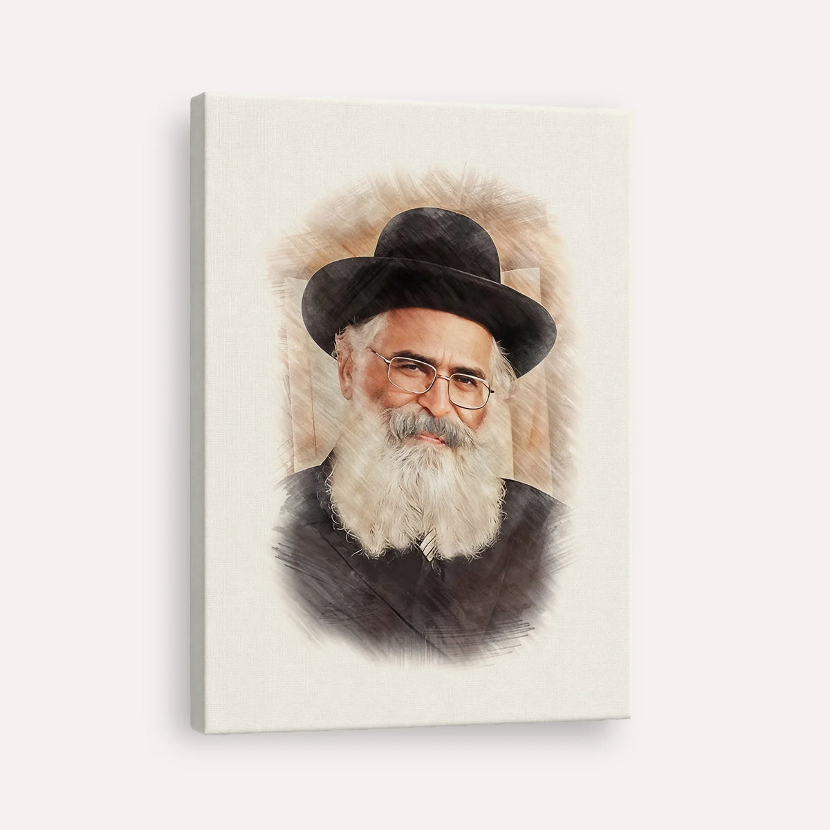 Rav Yoram Abergel – Canvas Vertical | Jewish Wall Art, Gedolim Pictures
