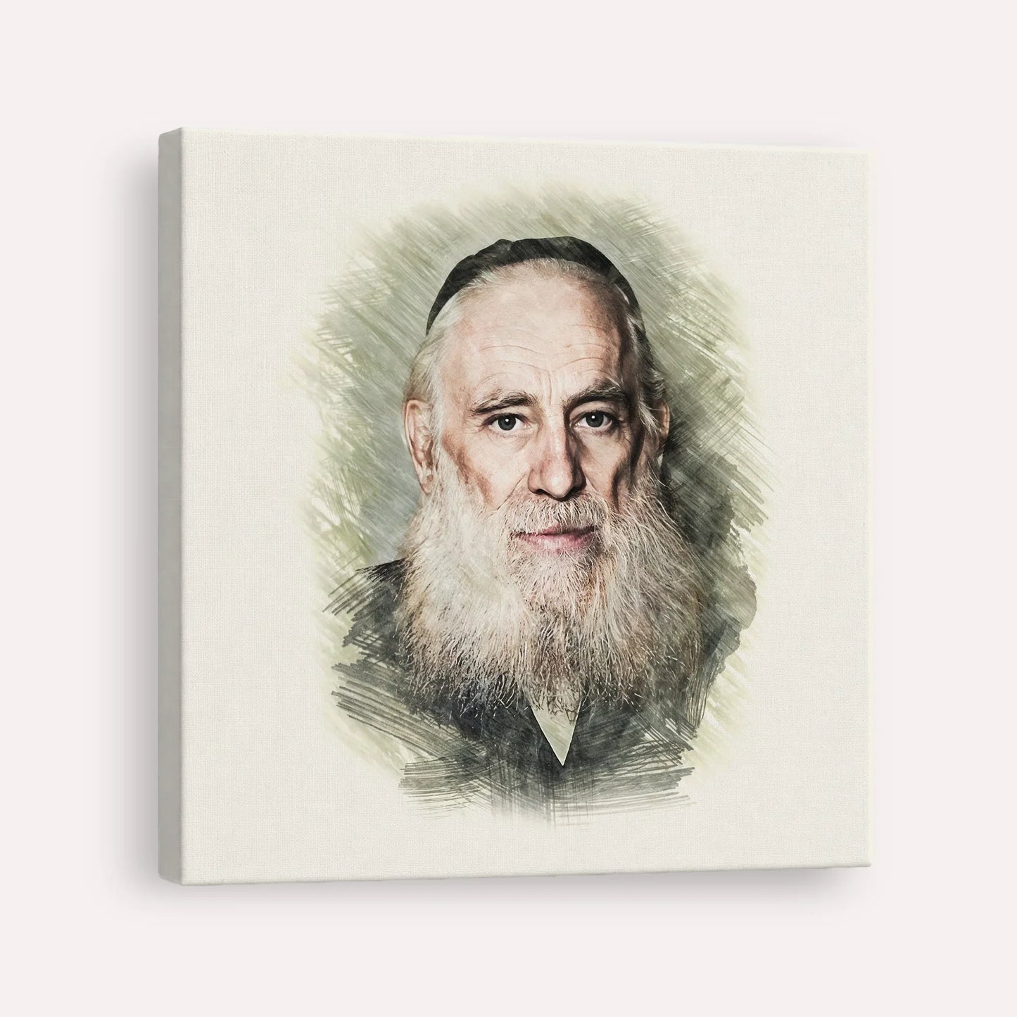 Rav Yosef Kahaneman (The Ponevezhher Rav) – Canvas Square | Jewish Wall Art, Gedolim Pictures