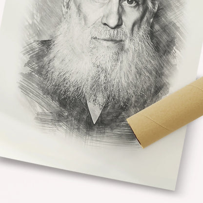 Rav Yosef Kahaneman (The Ponevezhher Rav) – Black & White – Fine Art Print | Jewish Wall Art, Gedolim Pictures