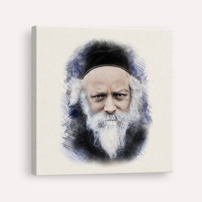 Reb Boruch Ber – Canvas Square | Jewish Wall Art, Gedolim Pictures