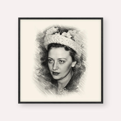 Rebbetzin Chaya Mushka Schneerson – Black & White