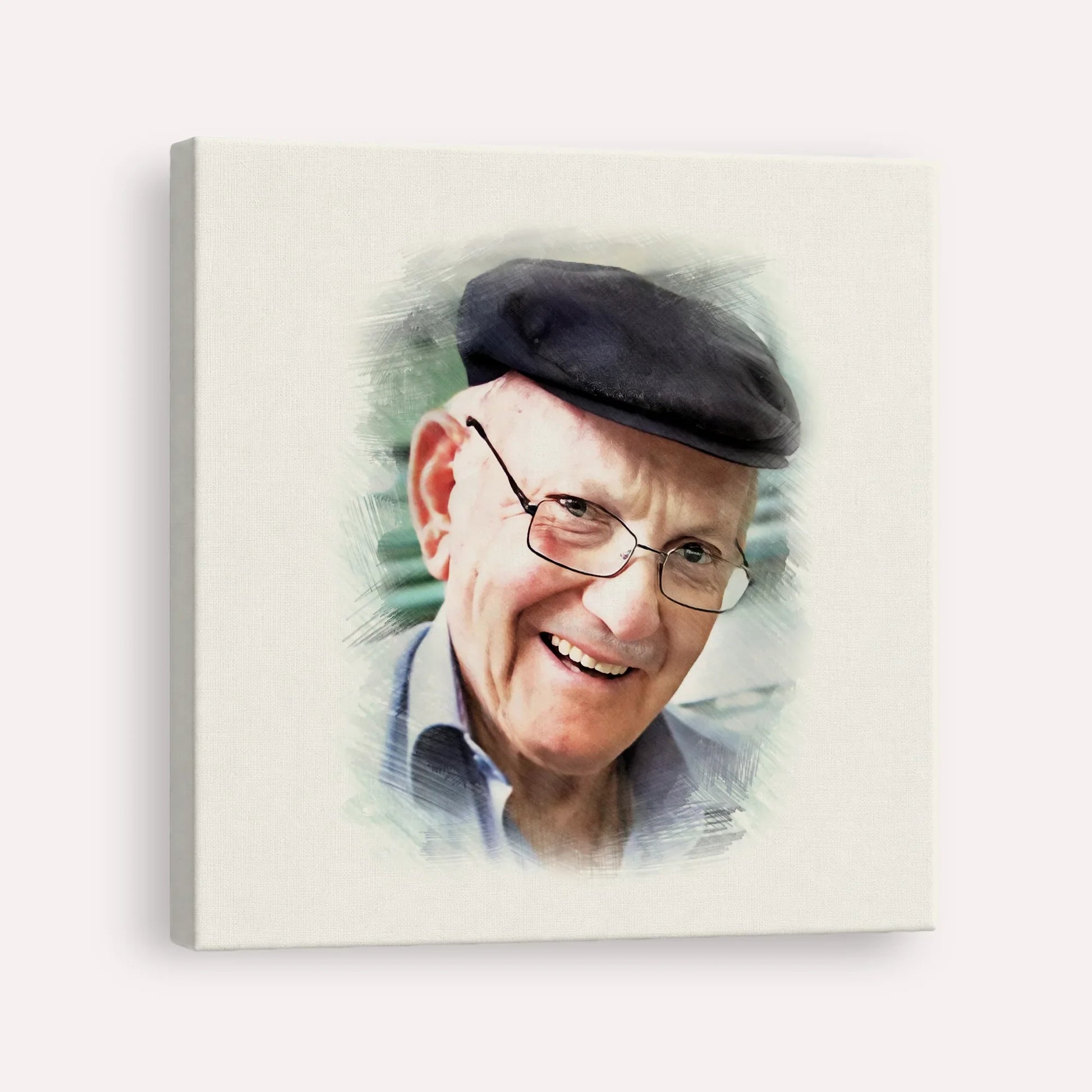 The Chalban - Rabbi Chaim Cohen – Canvas Square | Jewish Wall Art, Gedolim Pictures