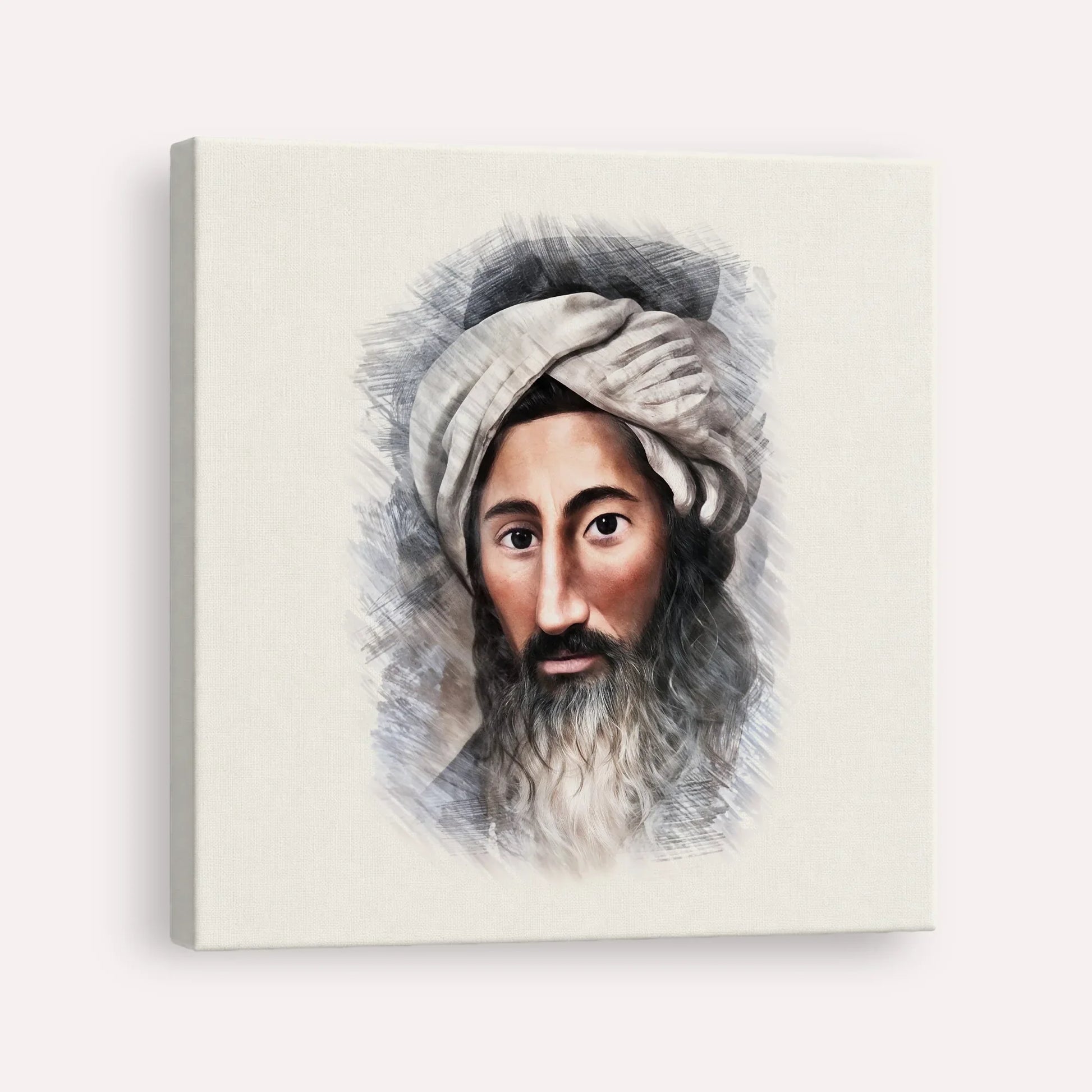 The Chida – Canvas Square | Jewish Wall Art, Gedolim Pictures