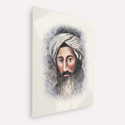 The Chida – Acrylic Glass Vertical | Jewish Wall Art, Gedolim Pictures
