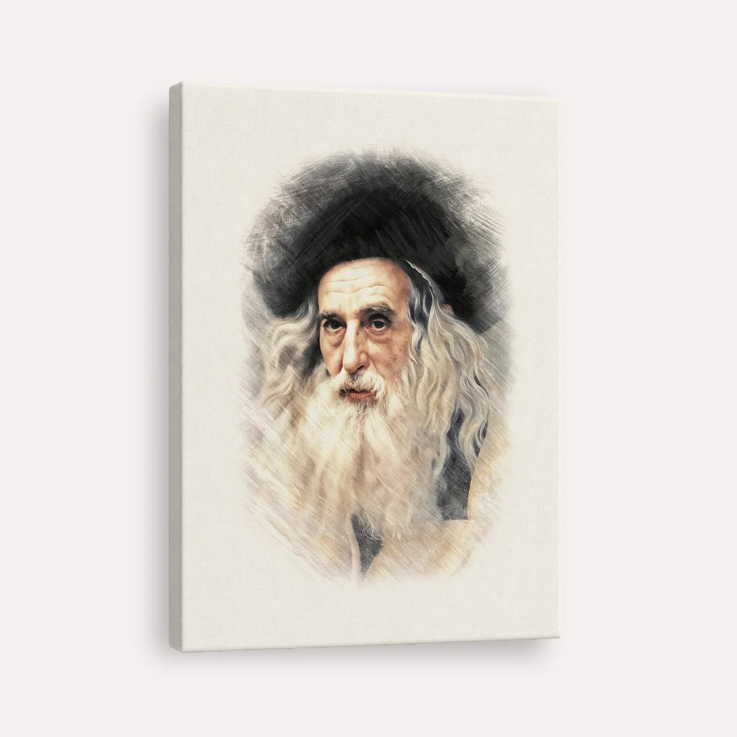 The Ribnitzer – Canvas Vertical | Jewish Wall Art, Gedolim Pictures