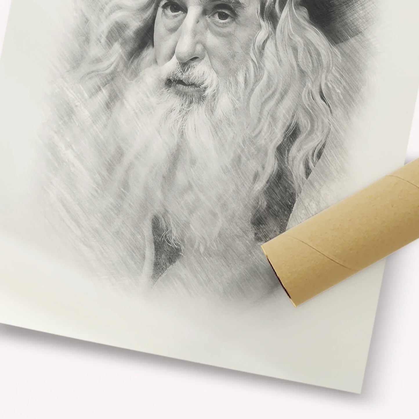 The Ribnitzer – Black & White – Fine Art Print | Jewish Wall Art, Gedolim Pictures