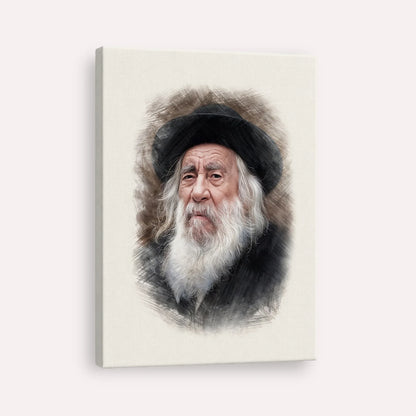 The Steipler – Canvas Vertical | Jewish Wall Art, Gedolim Pictures