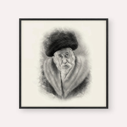 The Tosher Rebbe – Black & White