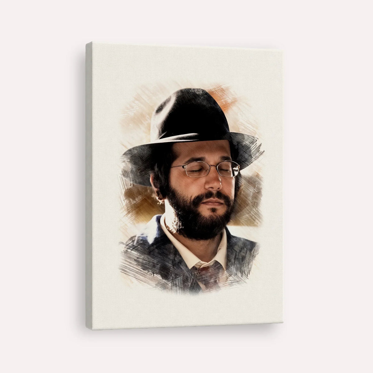 The Yanuka - Rabbi Shlomo Yehuda – Canvas Vertical | Jewish Wall Art, Gedolim Pictures