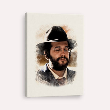 The Yanuka - Rabbi Shlomo Yehuda – Canvas Vertical | Jewish Wall Art, Gedolim Pictures