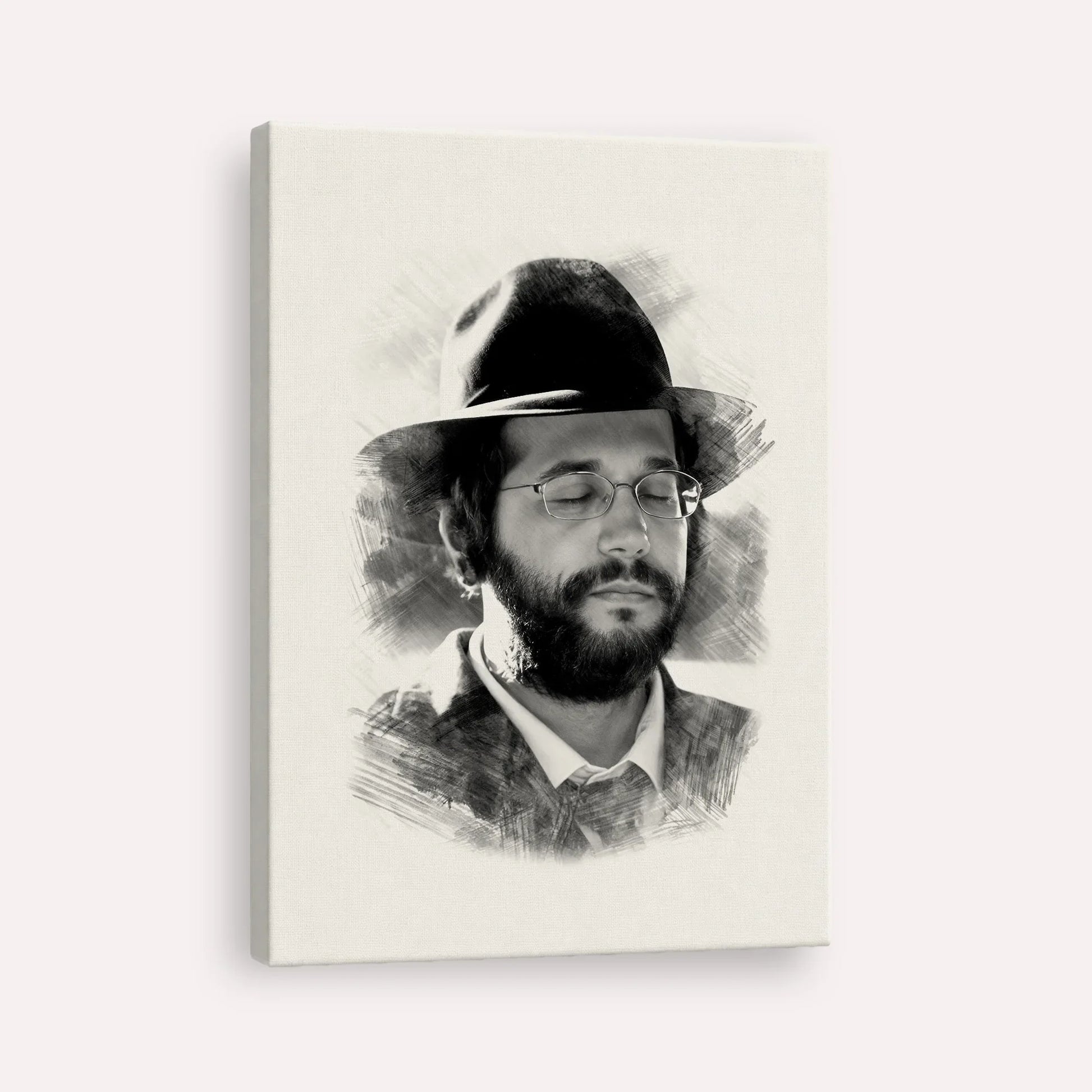 The Yanuka - Rabbi Shlomo Yehuda – Canvas Vertical | Jewish Wall Art, Gedolim Pictures