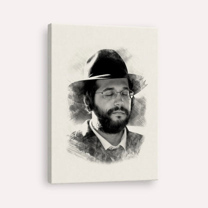 The Yanuka - Rabbi Shlomo Yehuda – Canvas Vertical | Jewish Wall Art, Gedolim Pictures