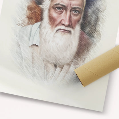 Tzemach Tzedek – Fine Art Print | Jewish Wall Art, Gedolim Pictures