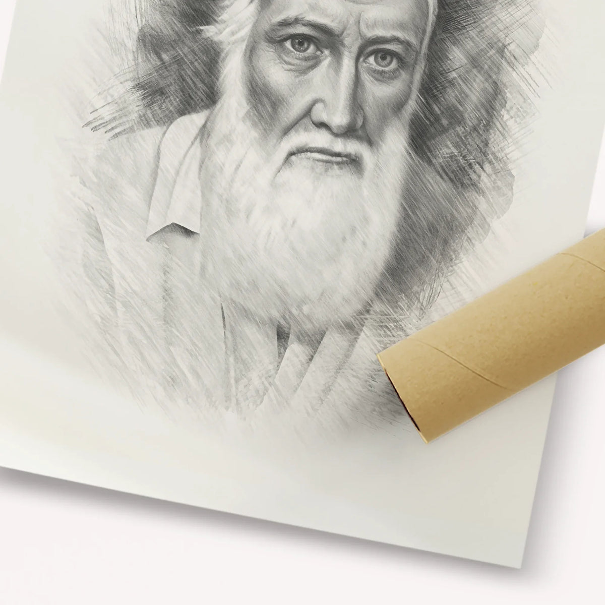 Tzemach Tzedek – Black & White – Fine Art Print | Jewish Wall Art, Gedolim Pictures
