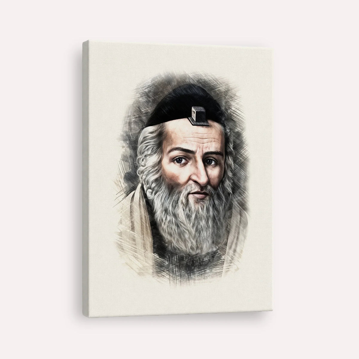 Vilna Gaon – Canvas Vertical | Jewish Wall Art, Gedolim Pictures